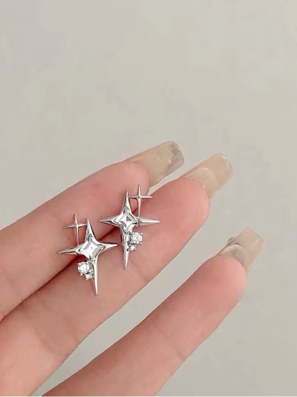 Silver Starburst Ear Cuff - Modern Women Jewelry
